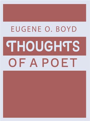 cover image of Thoughts of a Poet